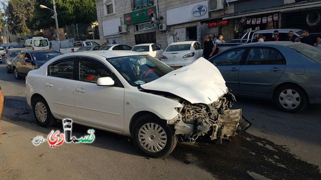  كفر قاسم : حادث طريق خطير قرب النصب التذكاري واصابة ثلاثة اشخاص بين المتوسطة والطفيفة 